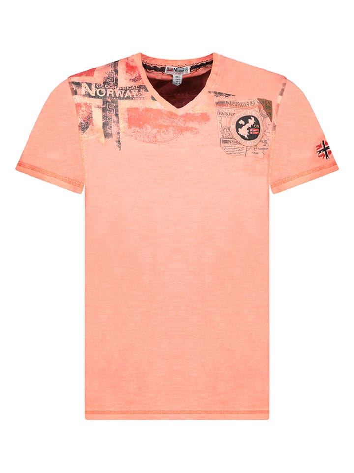 

Футболка Geographical Norway, коралловый