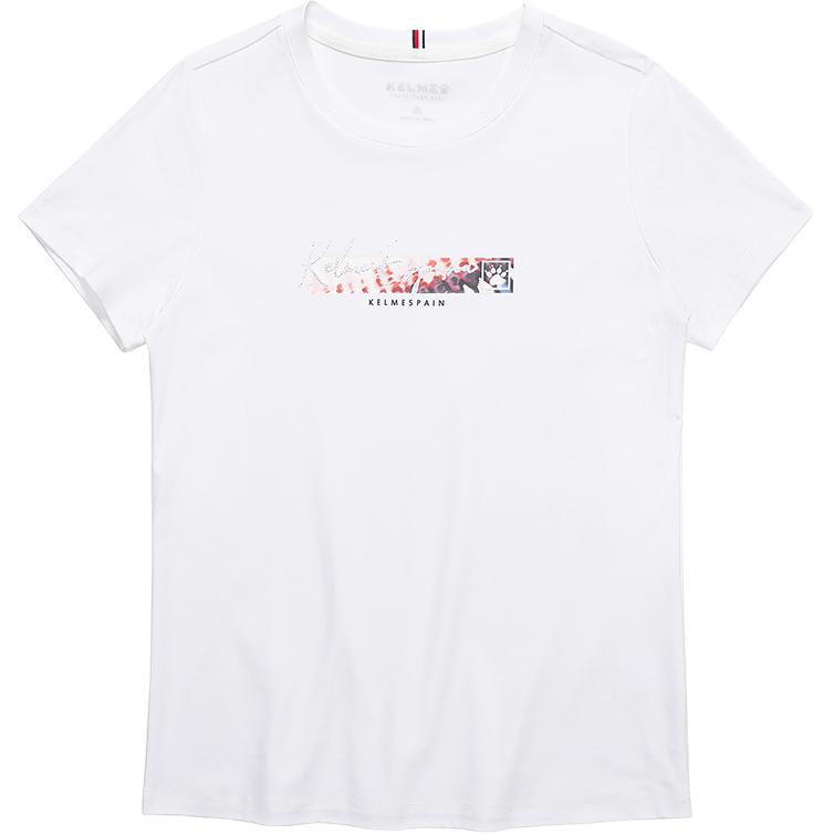 

Футболка женская с круглым вырезом, умеренно прямого кроя KELME, белый