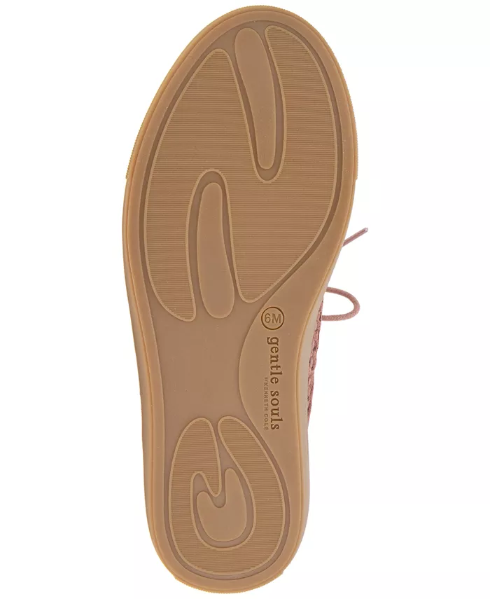 Женские кроссовки с плетеным узором кактус Gentle Souls, серый — фото 4