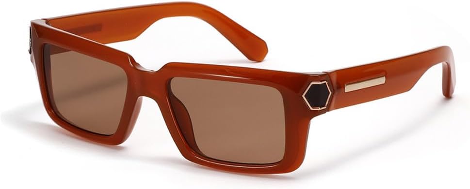 

Солнцезащитные очки в стиле ретро-панк для женщин и мужчин, винтажные солнцезащитные очки с защитой от УФ-излучения UV400 для использования на открытом воздухе HCPIHF, 3