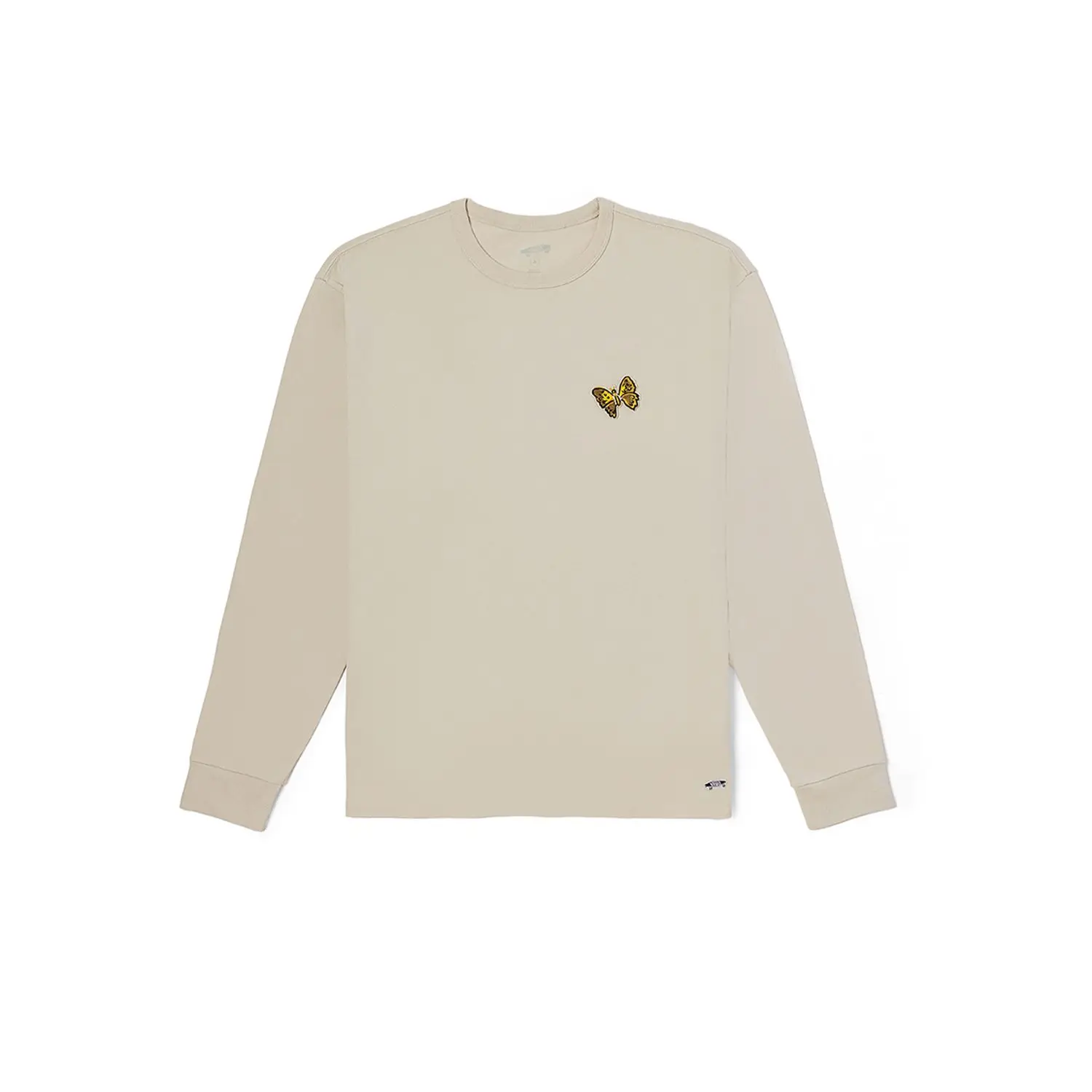 

Vans Футболка с длинным рукавом унисекс бежево-коричневая, Коричневый, Vans Футболка с длинным рукавом унисекс бежево-коричневая