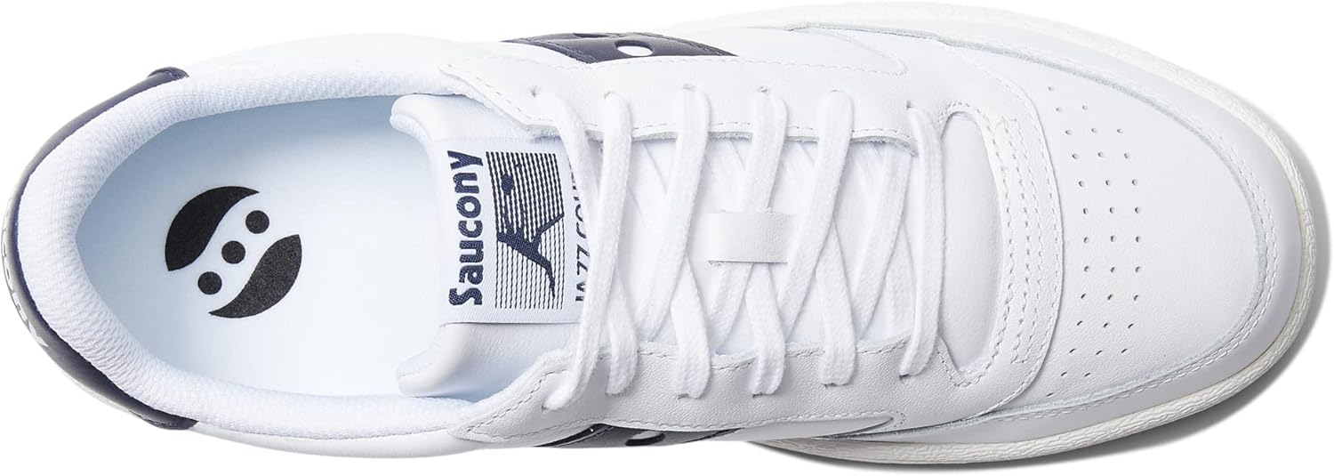 Кроссовки Saucony Jazz Court для взрослых, унисекс, белый/синий/темно-синий — фото 3