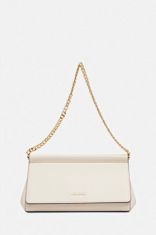 

Кожаная сумка Michael Michael Kors, бежевый