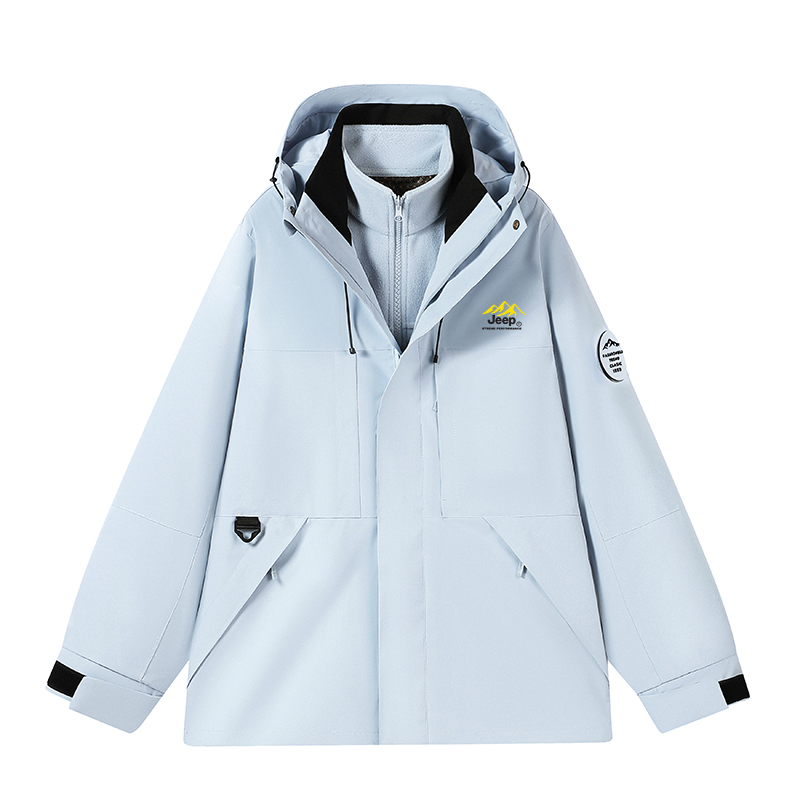 

Куртка Unisex Hooded Thickened Wind Shell Jeep, moonсветло-синий