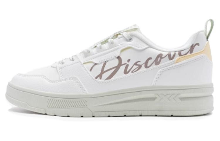 

Кроссовки XTEP Skateboarding Shoes Women's Low-top White And Yellow, белый/желтый