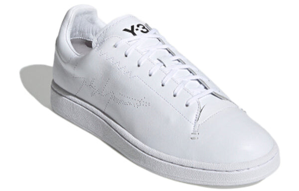 Кроссовки Adidas Y-3 Yohji Court Shoes 'White', белый — фото 3