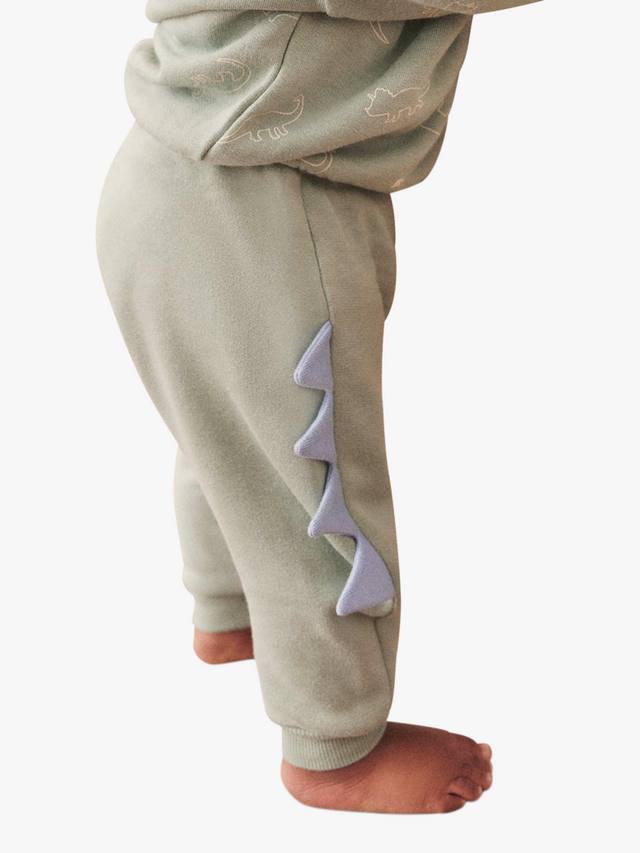 

Детские джинсы с динозаврами из хлопковой смеси MORI, Mint