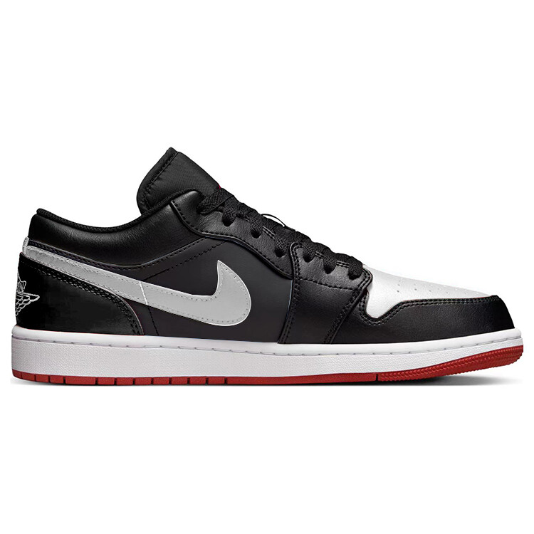 Кроссовки Air JORDAN 1 Vintage Basketball Shoes Men Low-Top Black White — фото 2