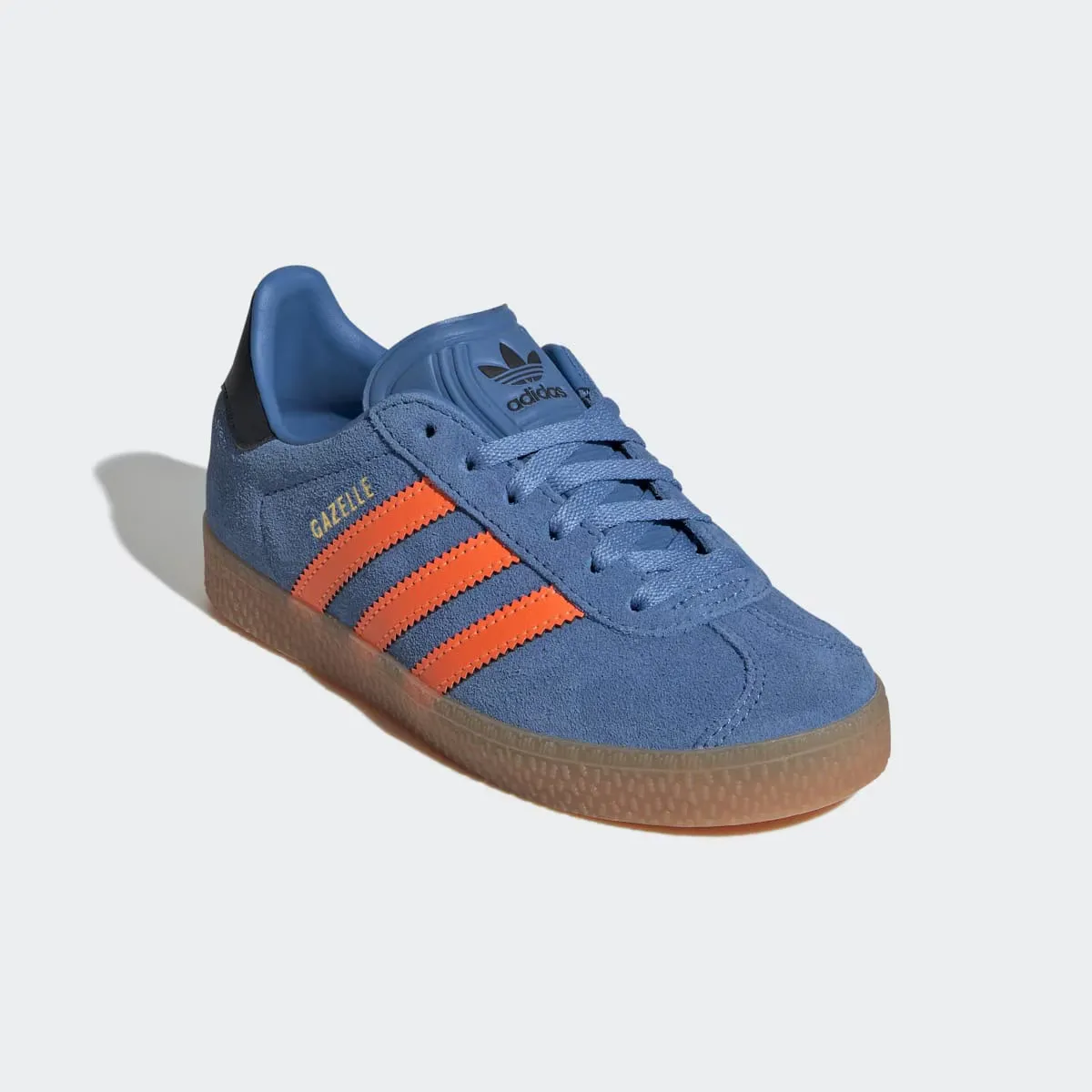 Детские повседневные кроссовки Adidas Originals GAZELLE C, синий — фото 2