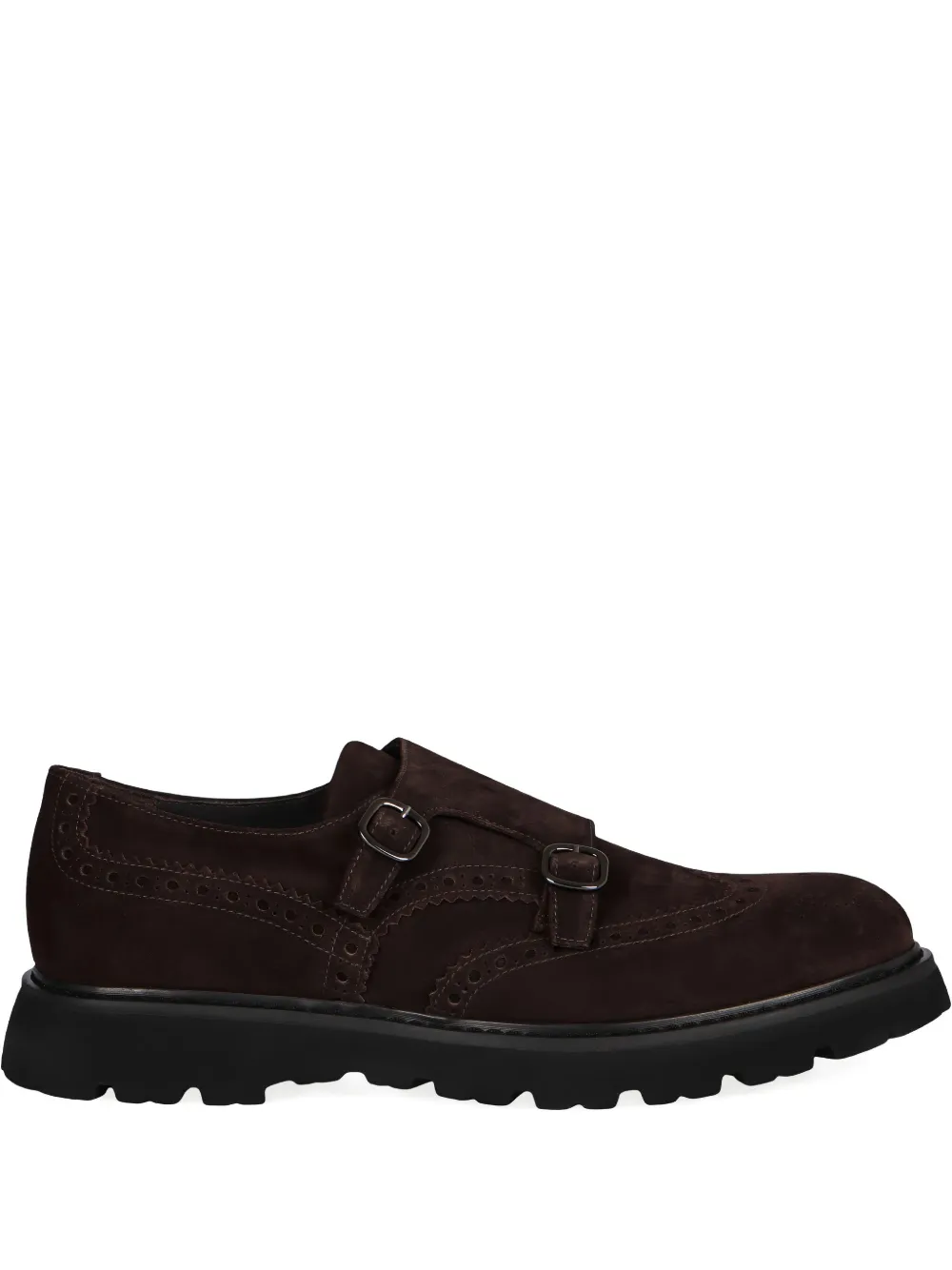 

Туфли монки с пряжками Doucal's, коричневый