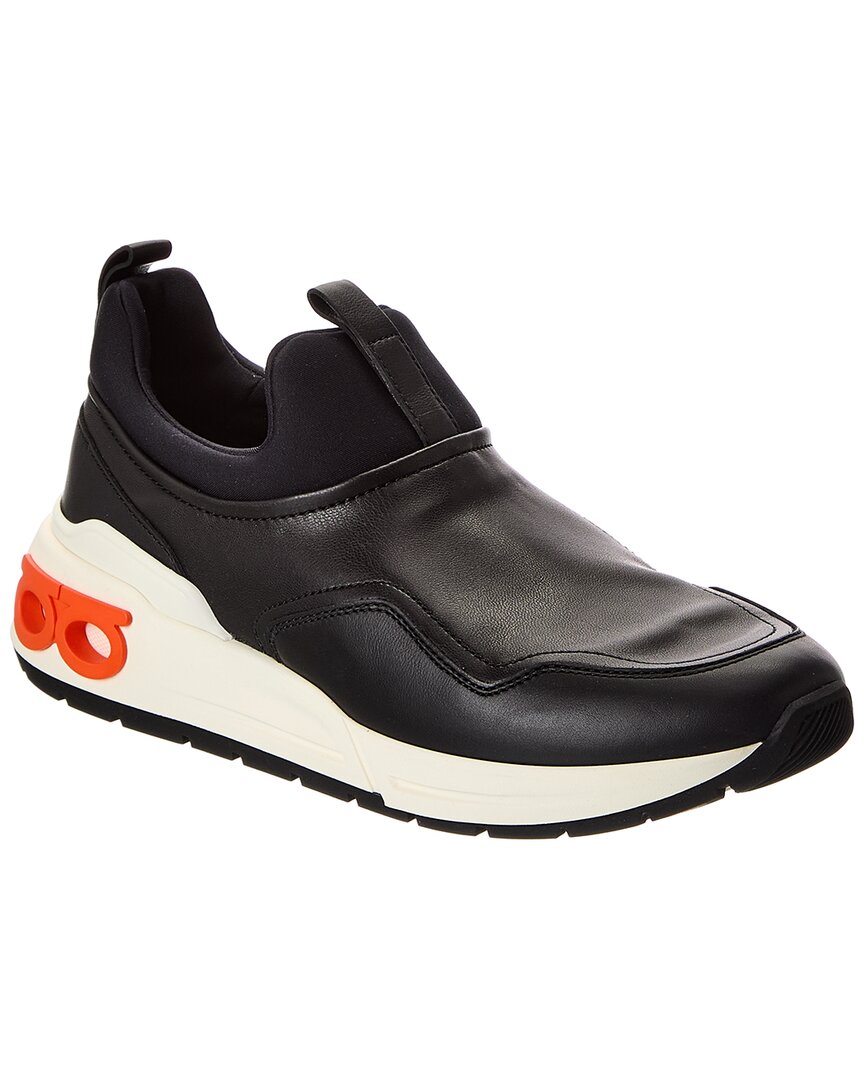 

Ferragamo Cosma кожаные кроссовки Salvatore Ferragamo, черный