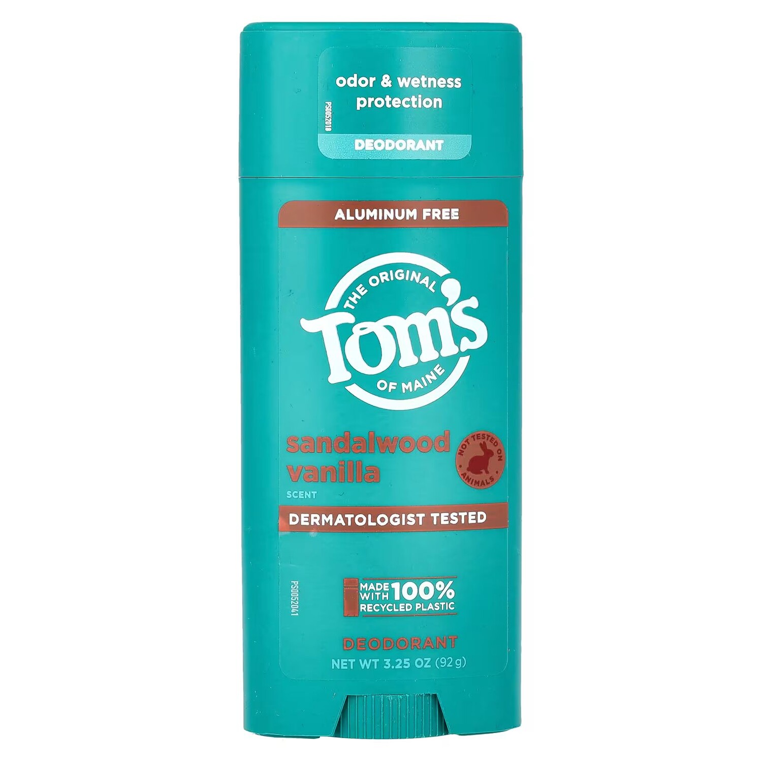 

Дезодорант без алюминия, сандал и ваниль, 3,25 унции (92 г) Tom'S Of Maine