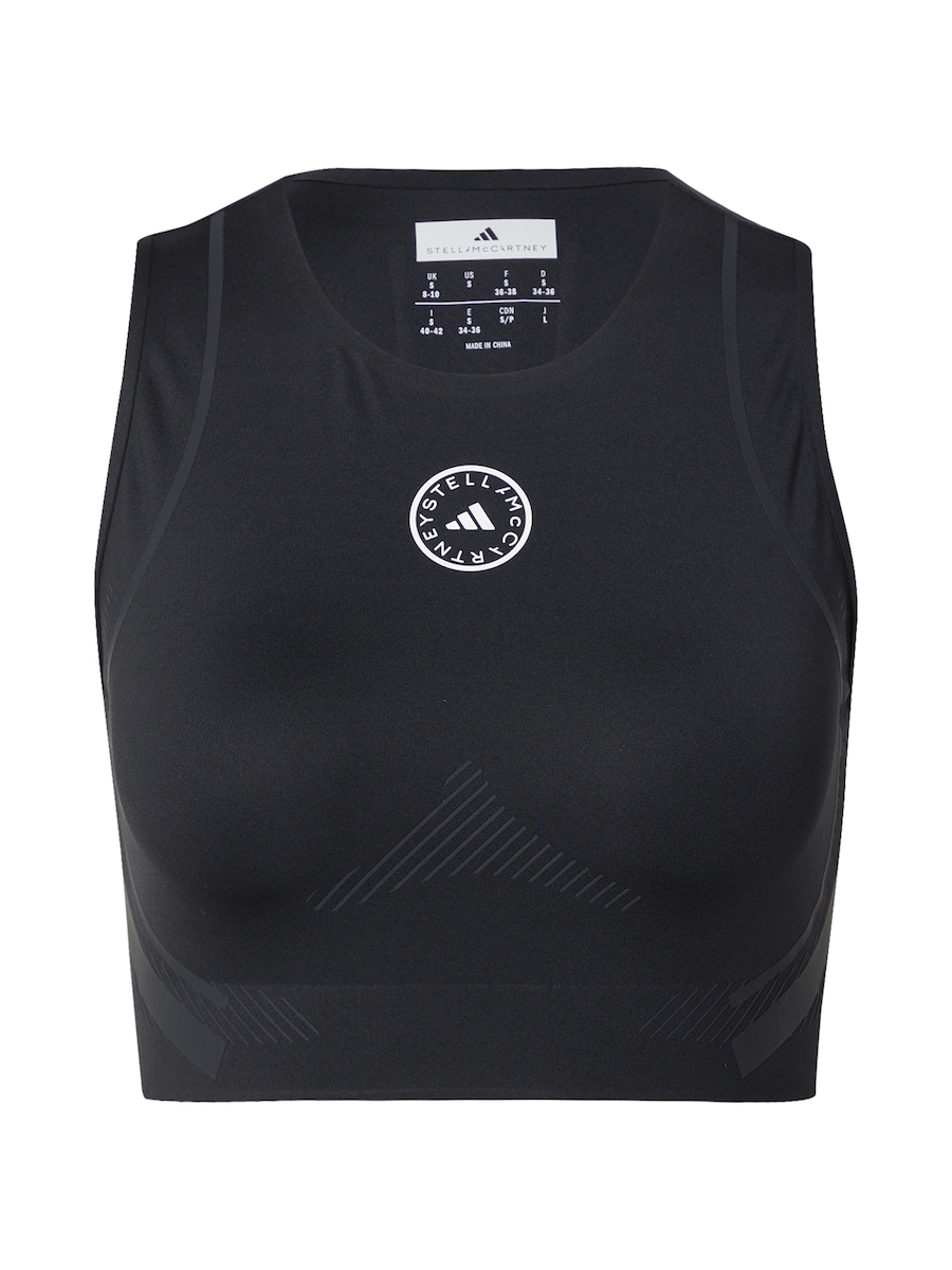 Спортивный бюстгальтер-бралетт ADIDAS BY STELLA MCCARTNEY, черный