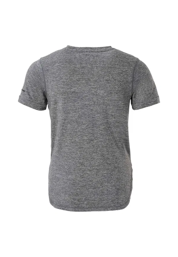 Футболка свободного кроя Swedemount Core Loose Fit Tee Jr Basic T-Shirt, черный меланж — фото 2