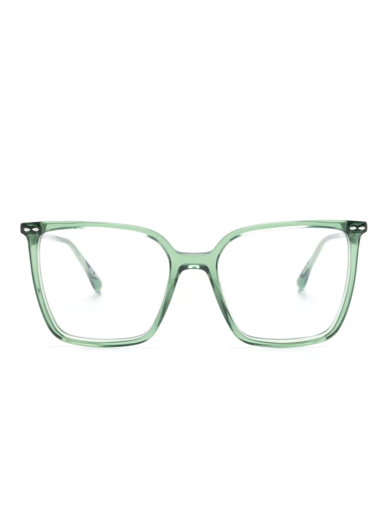 

Очки в прозрачной квадратной оправе Isabel Marant Eyewear, зеленый