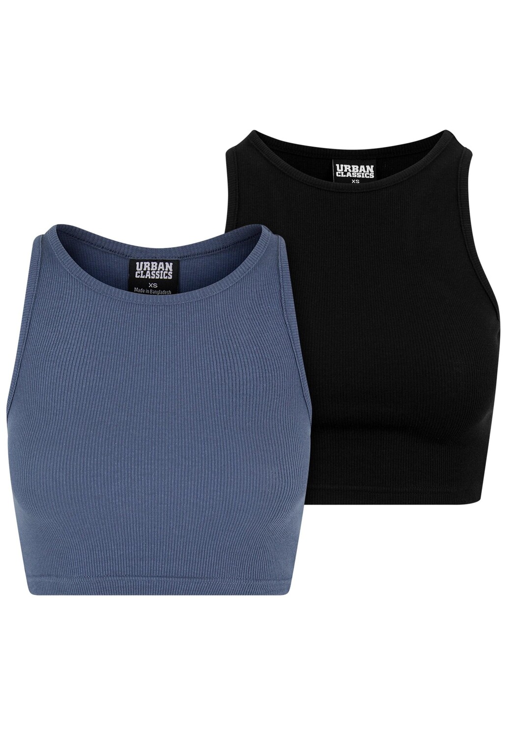 

Топ Urban Classics Tank s, винтажный синий+черный