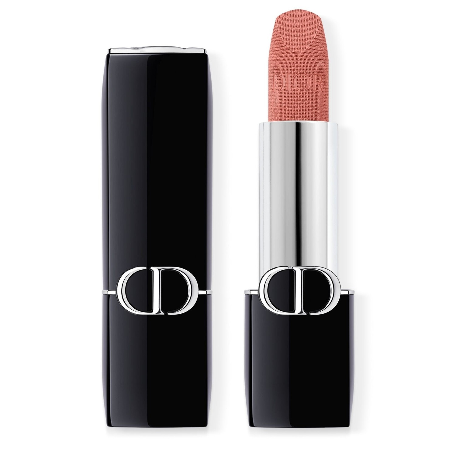 Помада для губ rouge dior velvet Dior, 100 - nude look, вес 3.5 гр.