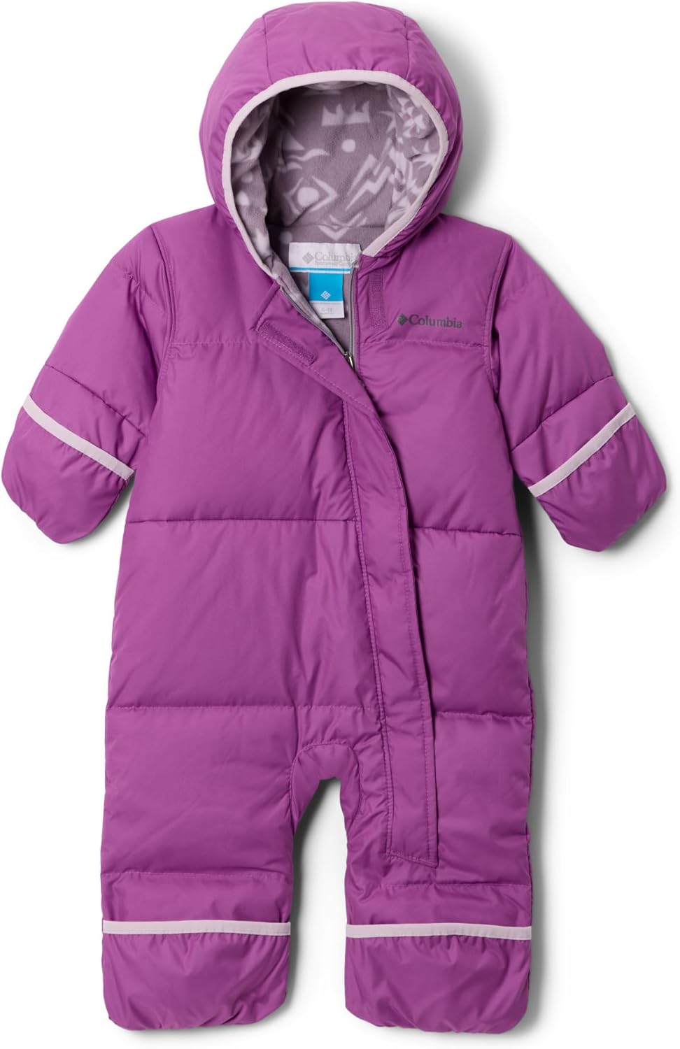 Columbia Unisex Baby Snuggly Bunny II Bunting, Razzle/Shale Purple Peaked Tonal — фото 3