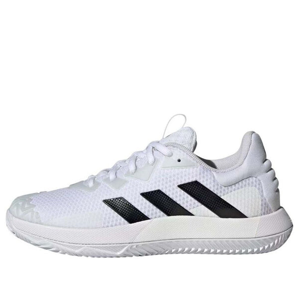 

Кроссовки solematch control clay court tennis 'cloud white black matte silver' Adidas, белый