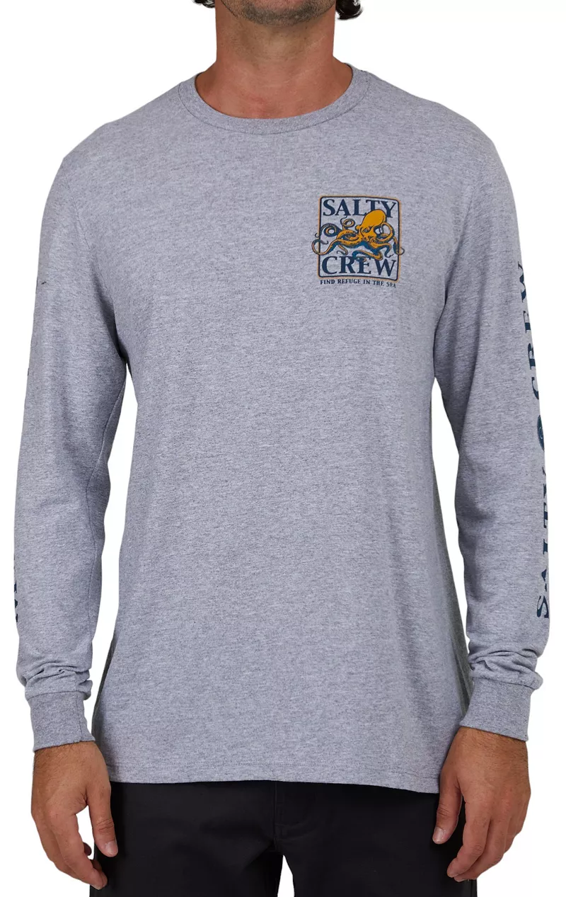 

Мужская рубашка с длинным рукавом Salty Crew Ink Slinger Standard, цвет Athletic Heather