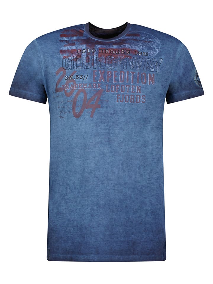 

Футболка Geographical Norway, темно-синий