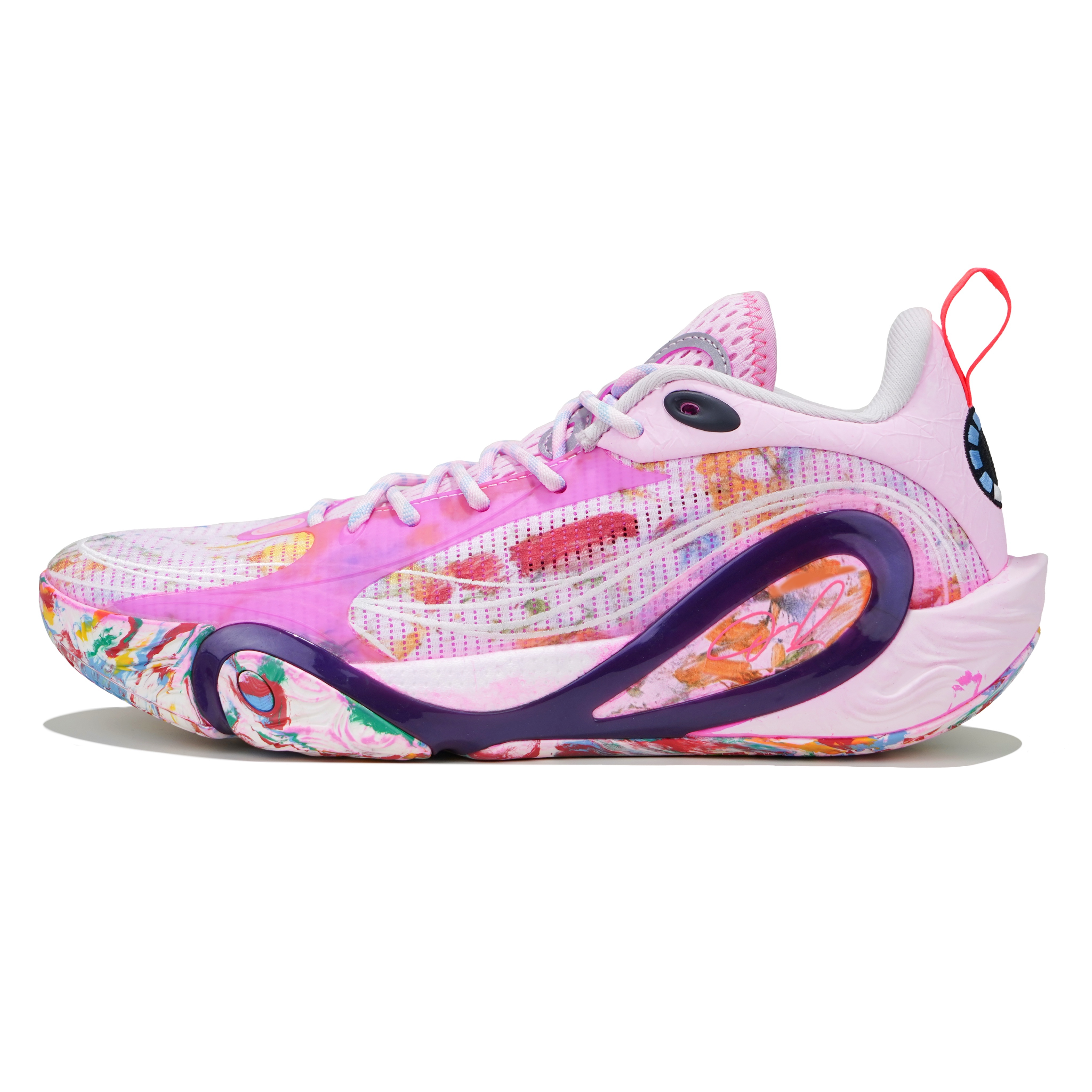 

Баскетбольные кроссовки DLO1 мужские с низким верхом LINING, Pink
