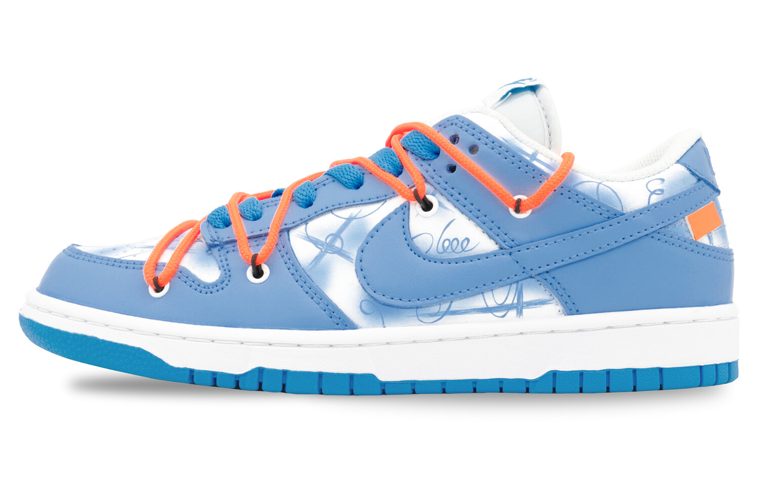 

Кроссовки Nike Dunk Skateboard Shoes Men Low-Top Blue White, Синий, Кроссовки Nike Dunk Skateboard Shoes Men Low-Top Blue White