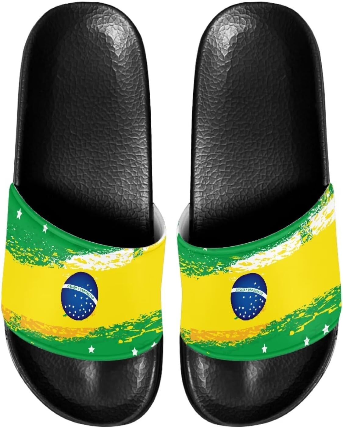 

Мужские шлепанцы Pillow House с ультра-амортизацией, нескользящие комфортные тапочки для душа, слипоны черные для спа, ванной, бассейна и спортзала Psesaysky