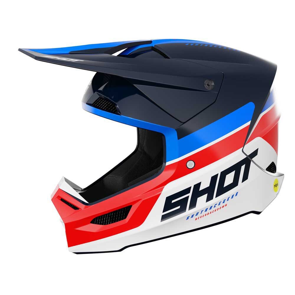 

Шлем для мотокросса Shot Race Iron, разноцветный