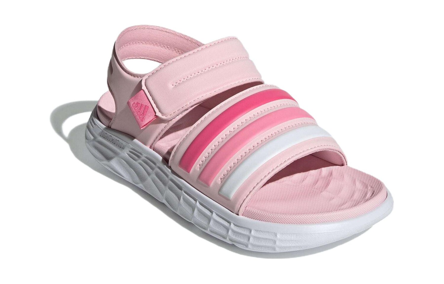Детские сандалии Duramo Sandals Kids Прозрачная пудра/белый/благословенная пудра Adidas, белый — фото 3