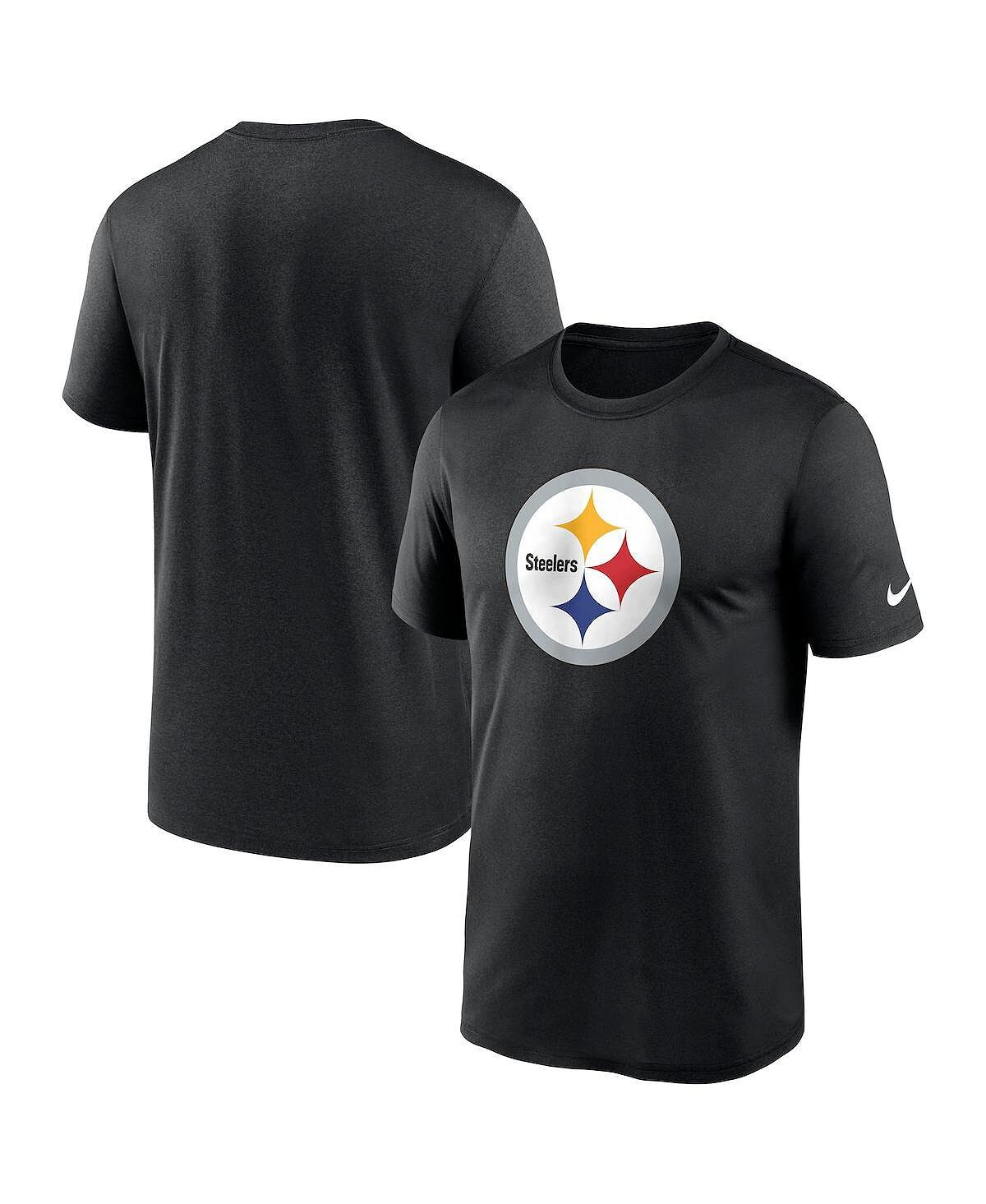 

Мужская черная футболка с логотипом Pittsburgh Steelers Legend Performance Nike, Черный, Мужская черная футболка с логотипом Pittsburgh Steelers Legend Performance Nike