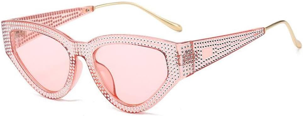 

Модные солнцезащитные очки «кошачий глаз» для женщин и мужчин, роскошные солнцезащитные очки для женщин и мужчин, очки для активного отдыха с защитой от УФ-излучения UV400 HVTVTLA, Pink