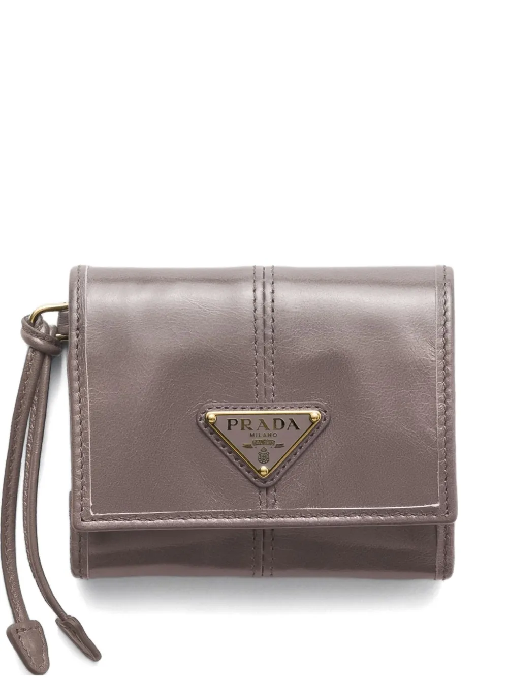

Кошелек с логотипом Prada, серый
