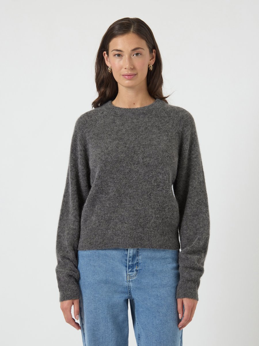 

Джемпер YAS YASJOHI, Medium Grey Melange/Mottled Grey