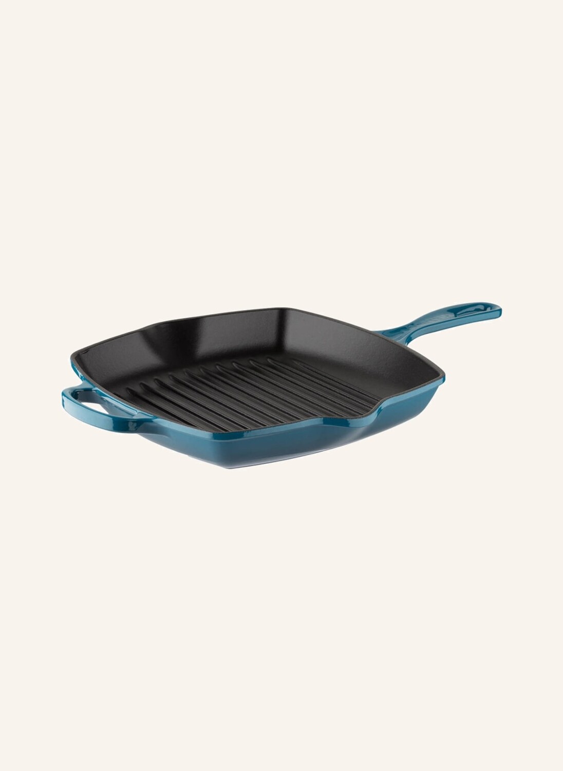 

Фирменная сковорода-гриль, диаметр: 26 см. Le Creuset, бирюзовый