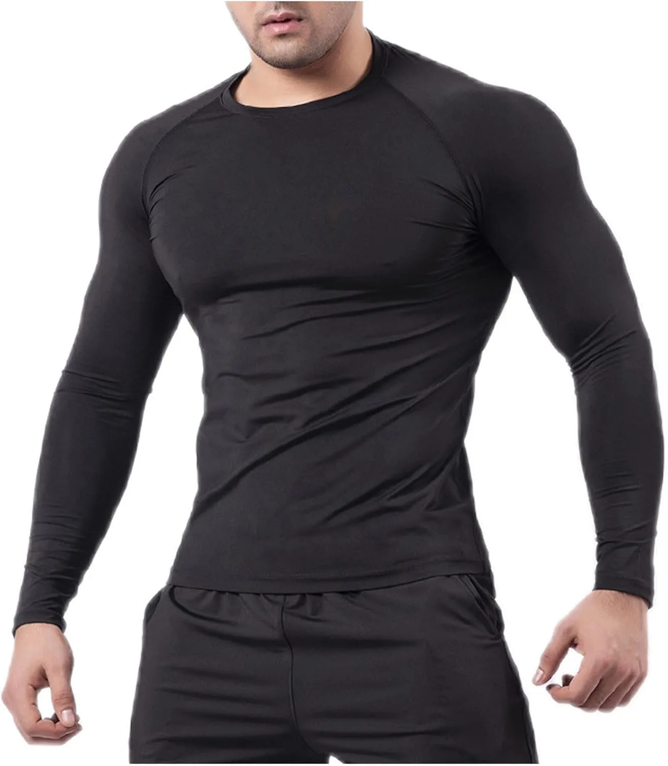 

Мужская футболка с длинным рукавом Fall Crewneck, Anti-Wrinkle, Slim Fitted