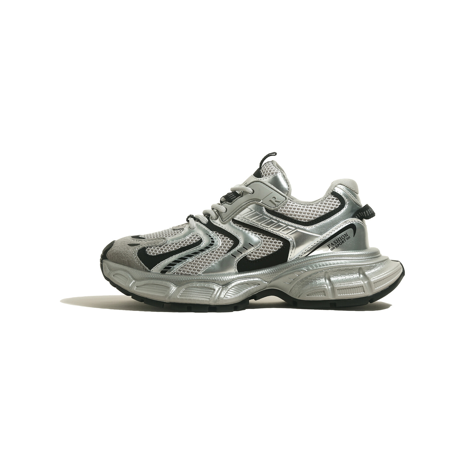 

Кроссовки CHENTER KATER Chunky Sneakers Women's Low-top, серый/черный