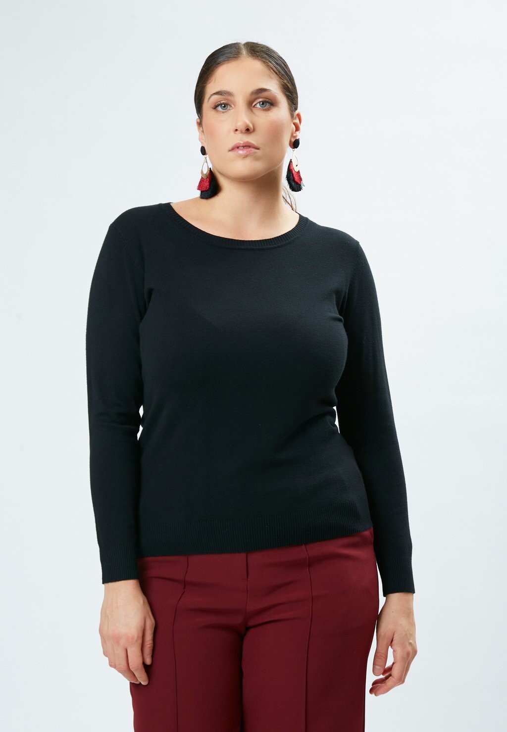 

Джемпер CREW NECK Maison Form'elle, черный