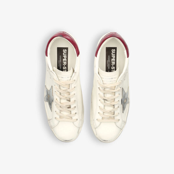 Эксклюзивные кожаные низкие кроссовки Superstar 3 Golden Goose, белый — фото 2