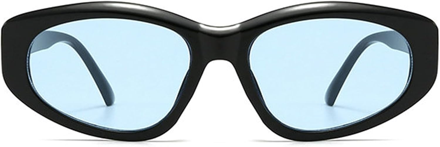 

Солнцезащитные очки Willochra Fashion Y2K овальной формы для женщин и мужчин, защита от ультрафиолета UV400, ретро-очки «кошачий глаз», модные круглые солнцезащитные очки, C8