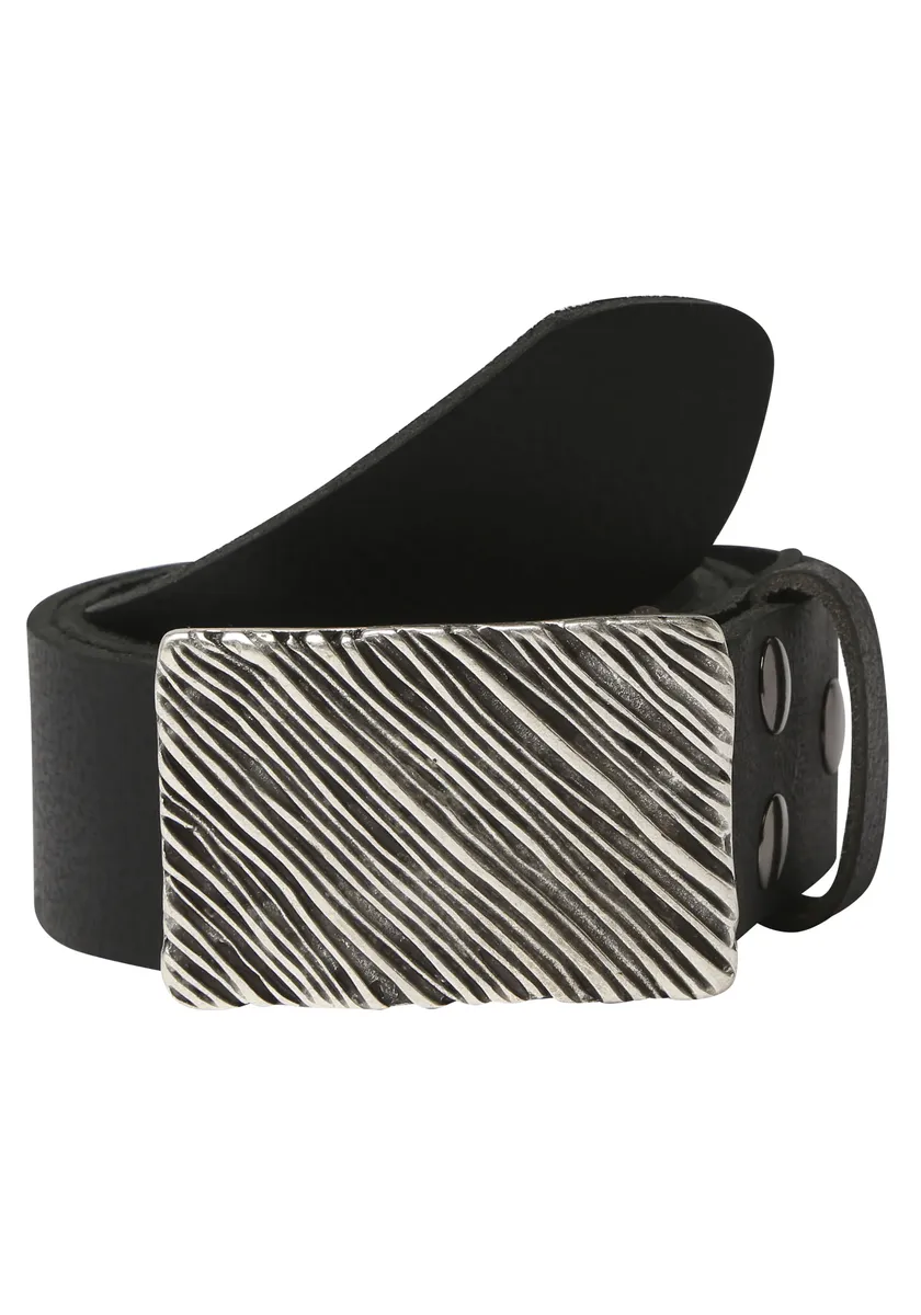 

Кожаный ремень LIFEBULT by showroom 019° "Water Buffalo Black", со сменной застежкой "Seagrass Rectangle" Rettungsring By Showroom 019°, черный