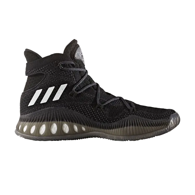 

Кроссовки Adidas Crazy Explosive Primeknit 'Black White', черный