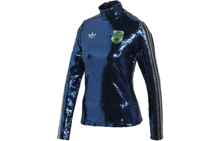 

Футболка Adidas X Anna Isoniemi женская синяя Adidas Originals