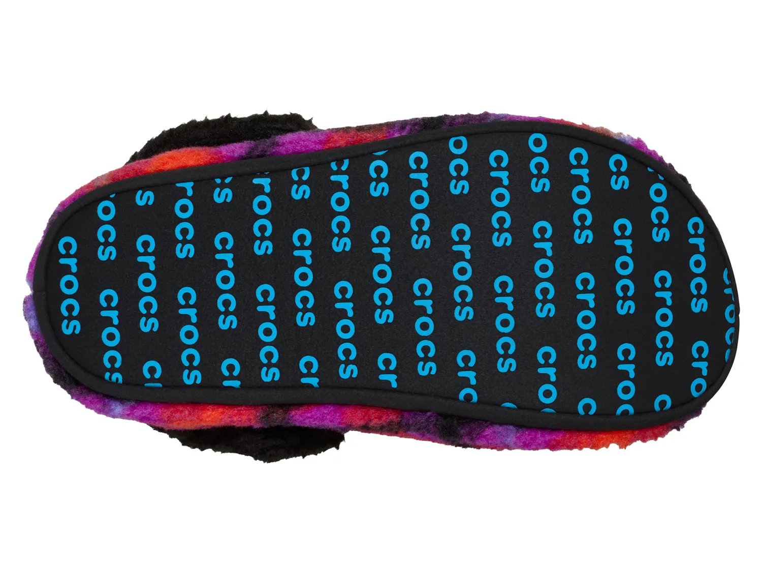 Тапочки Crocs Classic Cozzzy Plaid Slipper, Purple/Multicolor Plaid — фото 4
