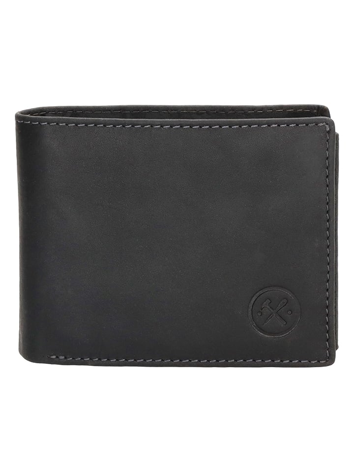 

Кошелек HIDE & STITCHES, цвет schwarz - (b)8,5 x (h)10 x (t)1,5 cm