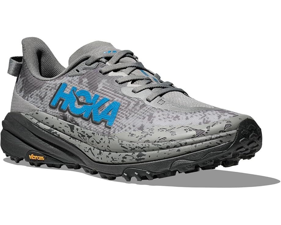 Кроссовки Hoka Speedgoat 6, цвет Galactic Grey/Hoka Blue