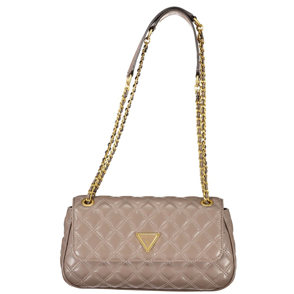 

Бежевая полиэтиленовая сумка Guess Shoes