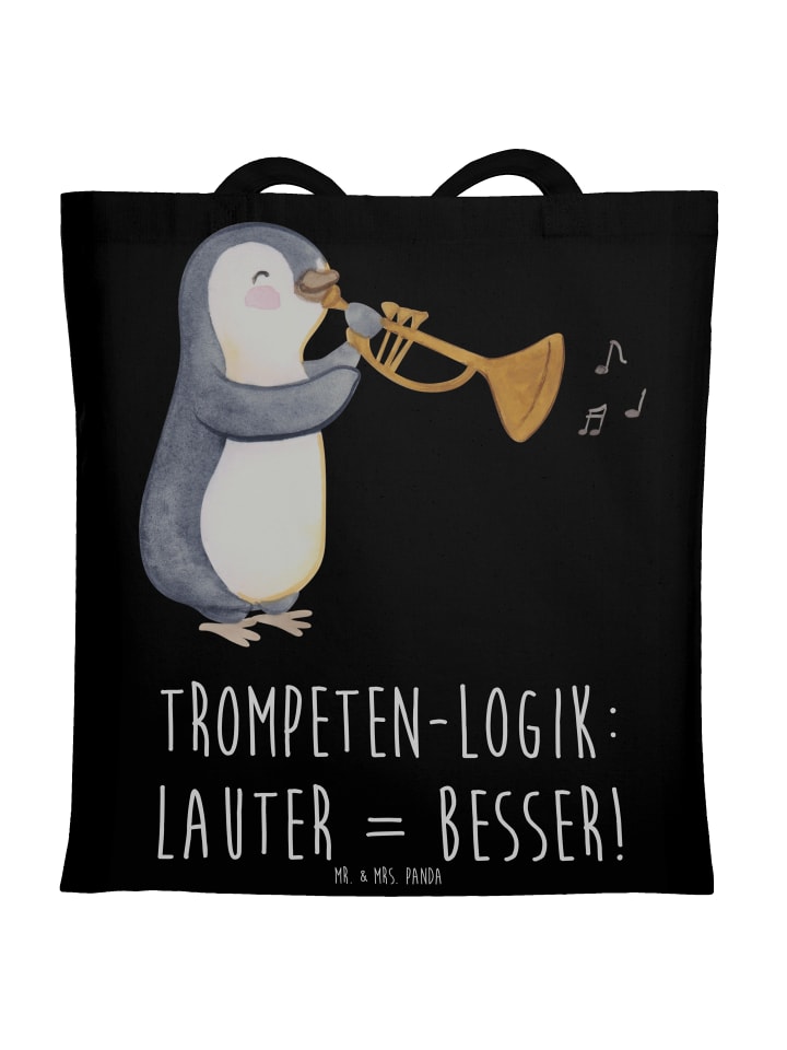 

Mr. & Mrs. Panda Сумка-шоппер «Труба мудрости» с изречением, выполненным черным цветом