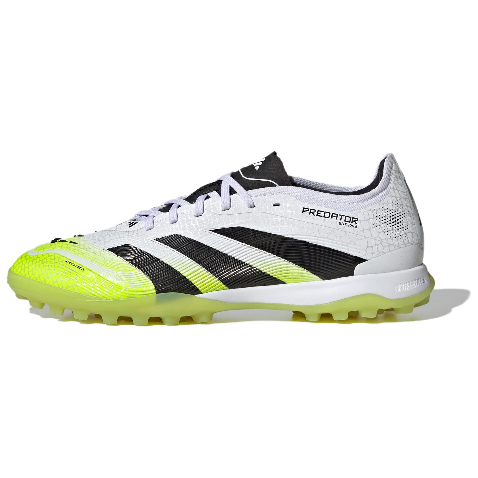 Adidas Футбольные бутсы PREDATOR PRO, устойчивые к истиранию, унисекс, белые, зеленые