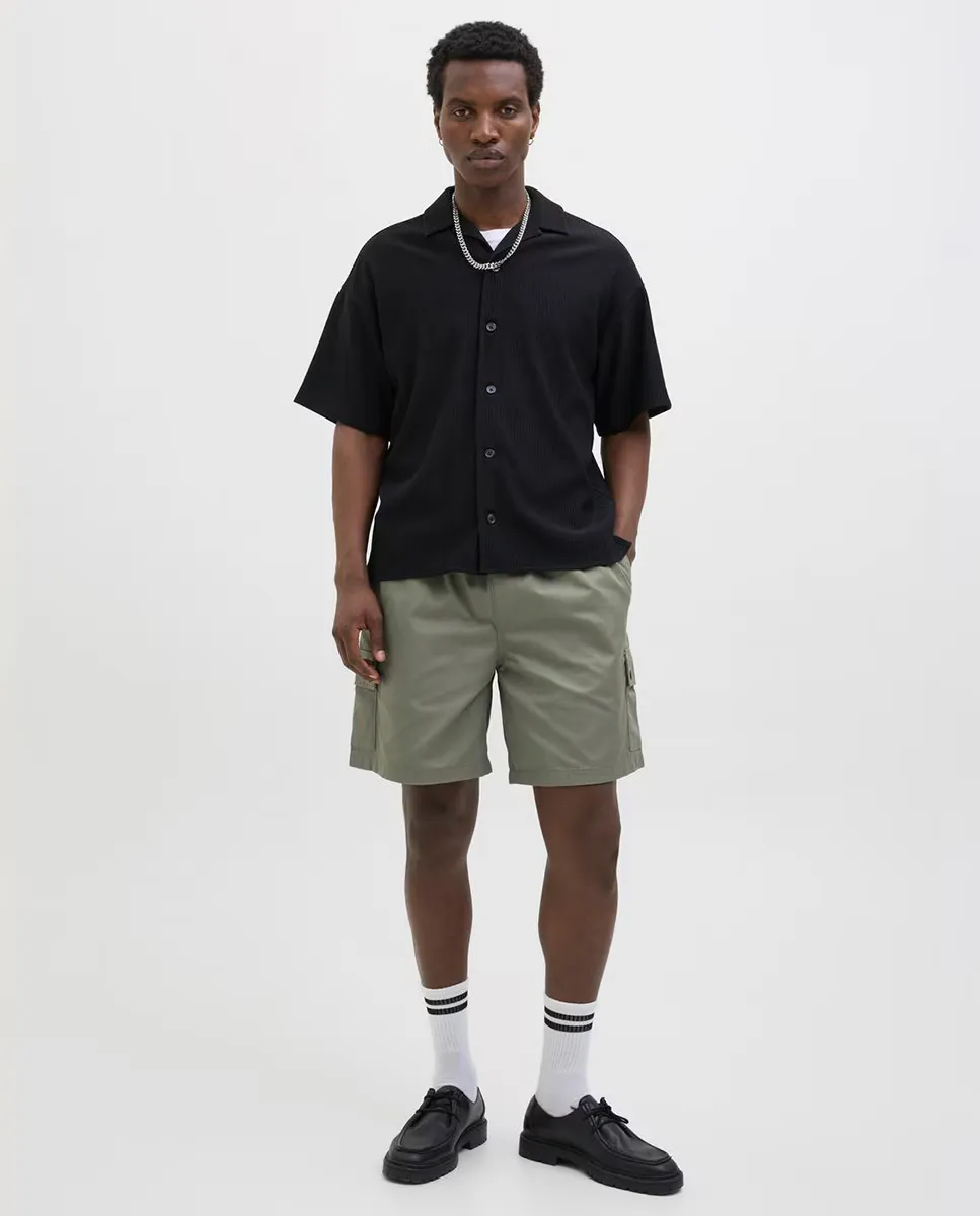 

Мужские шорты-бермуды свободного кроя с боковыми карманами Jack & Jones, зеленый